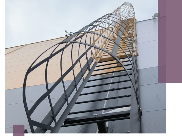 Изготовление и монтаж пожарных лестниц в Череповце профессионально