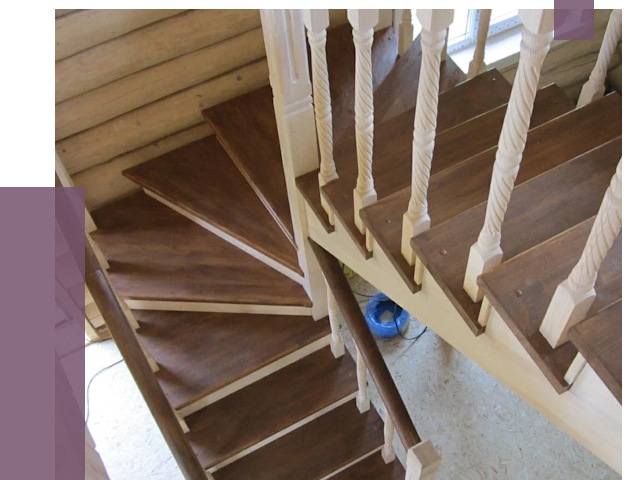 Реставрация деревянных лестниц в Череповце от 4293 руб.