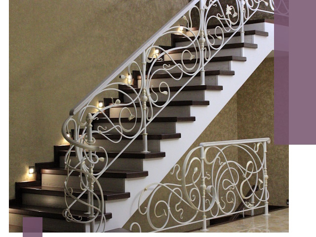 Кованые лестницы под ключ в Череповце — изготовление и монтаж