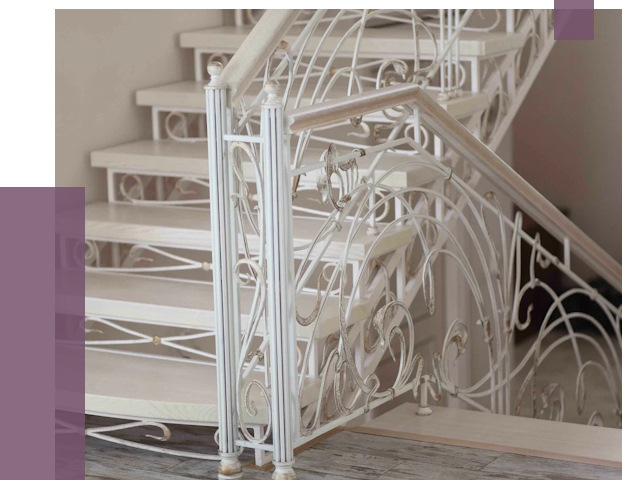 Изготовление кованых лестниц на заказ в Череповце от 86879 руб. | ПРОЛЁТ-Чрп