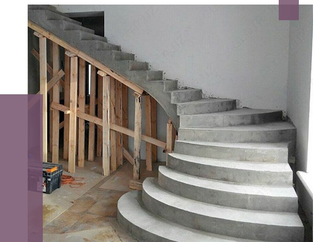 Изготовление бетонных лестниц под ключ в Череповце от 19931 руб. | ПРОЛЁТ-Чрп