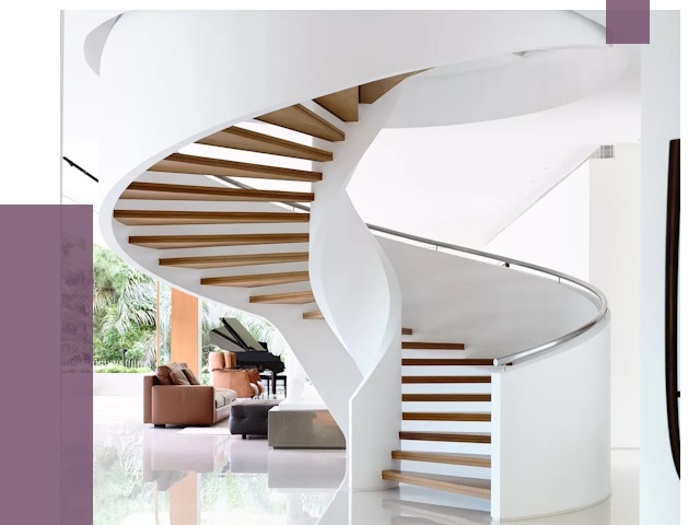 Винтовые лестницы в Череповце под ключ от 48550 руб. | ПРОЛЁТ-Чрп