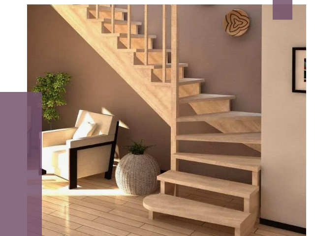 Изготовление Г-образных лестниц в Череповце от 18909 руб. 