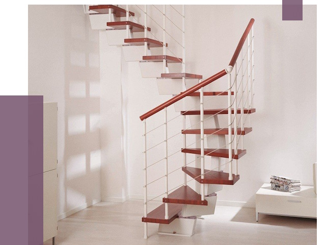 Изготовление лестниц на больцах в Череповце от 9710 руб. | ПРОЛЁТ-Чрп