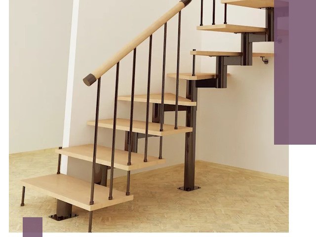 Монтаж лестниц на больцах в Череповце — быстро и надежно