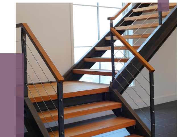 Изготовление лестниц на металлокаркасе в Череповце от 18909 руб. | ПРОЛЁТ-Чрп