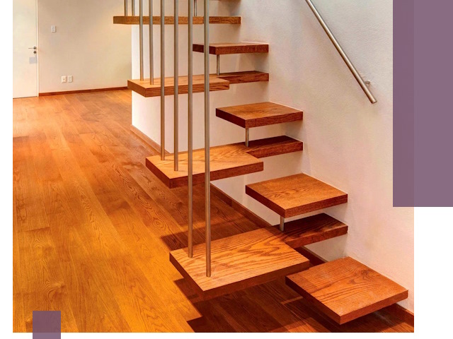 Лестницы «гусиный шаг» на заказ в Череповце для узких пространств