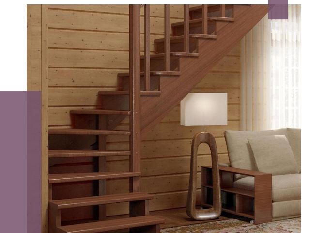 Лестницы эконом класса в Череповце от 18244 руб. бюджетные решения