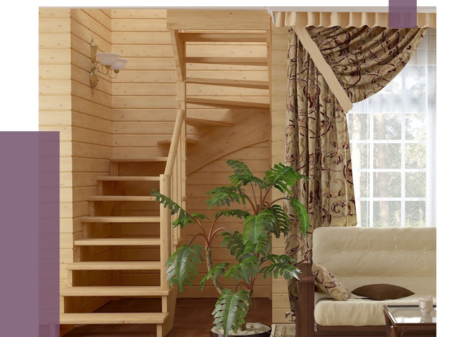 Лестницы для дачи в Череповце от 75891 руб.  | ПРОЛЁТ-Чрп