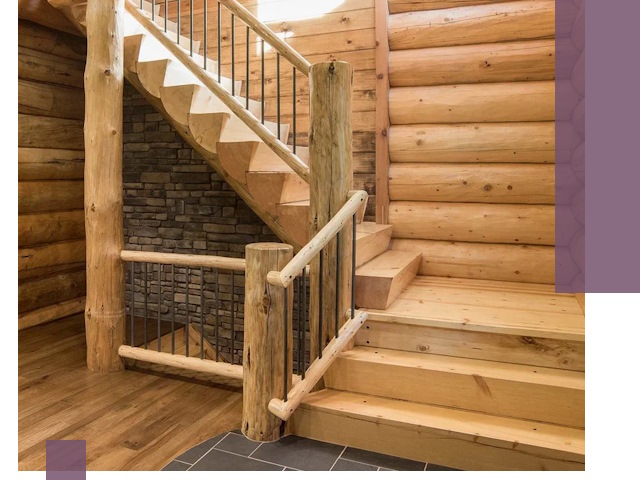 Лестницы в баню под заказ и профессиональный монтаж в Череповце