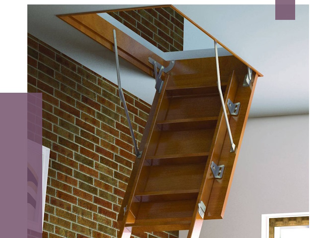 Установка чердачной лестницы в Череповце от 7819 руб. | ПРОЛЁТ-Чрп