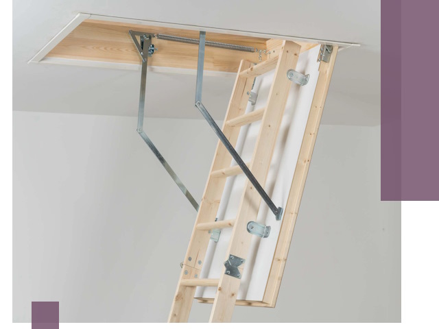 Установка чердачной лестницы под ключ в Череповце