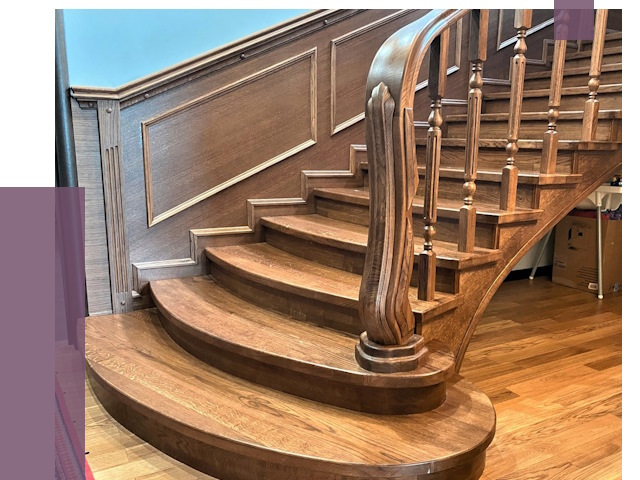 Дубовые лестницы под ключ в Череповце от 176312 руб. — ПРОЛЁТ-Чрп