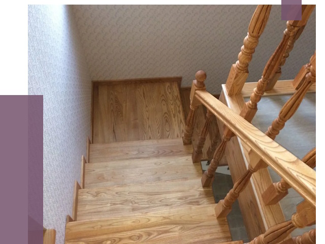 Сосновые лестницы в Череповце под ключ от 8075 руб.  | ПРОЛЁТ-Чрп