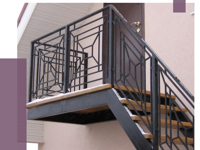 Металлические перила в Череповце от 4293 руб.  | ПРОЛЁТ-Чрп