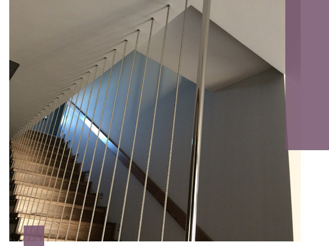 Тросовые перила под ключ в Череповце — производство и монтаж