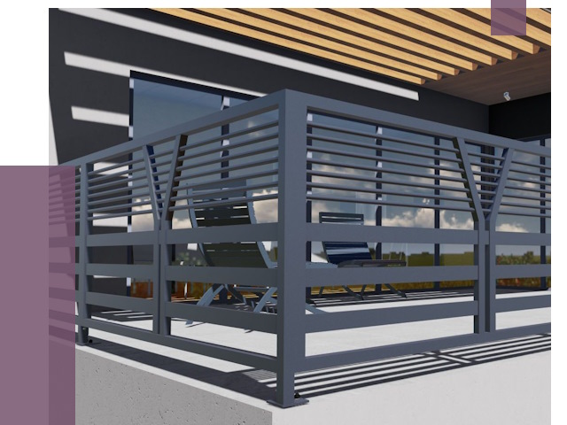 Изготовление балконных ограждений в Череповце от 10732 руб. | ПРОЛЁТ-Чрп