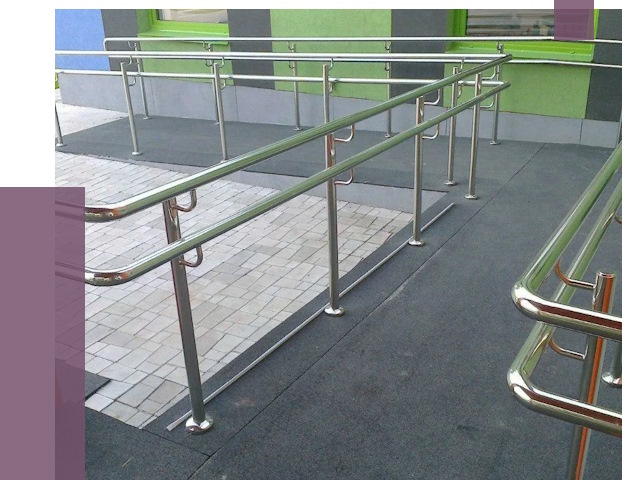 Ограждения пандусов в Череповце от 4344 руб. монтаж | ПРОЛЁТ-Чрп