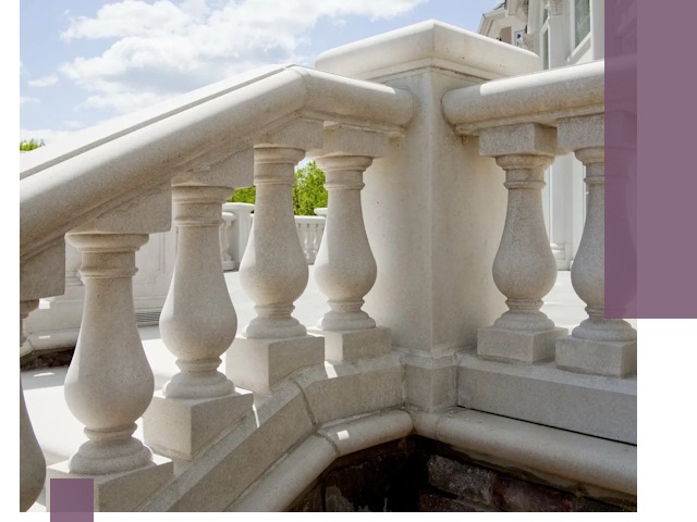 Балюстрады из металла и камня под ключ в Череповце