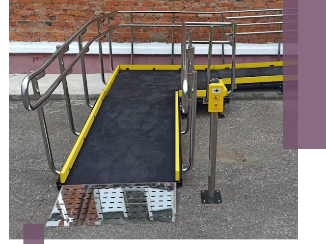 Изготовление наклонных пандусов для инвалидов в Череповце