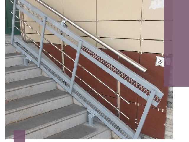 Изготовление откидных пандусов под ключ в Череповце