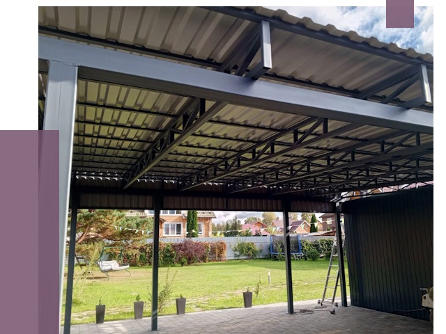 Монтаж навесов в Череповце от 7359 руб. — установка навеса | ПРОЛЁТ-Чрп