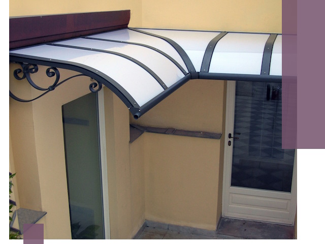 Монтаж козырьков любой сложности в Череповце под ключ