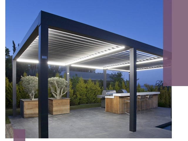 Навесы отдельно стоящие под ключ в Череповце из металла и поликарбоната