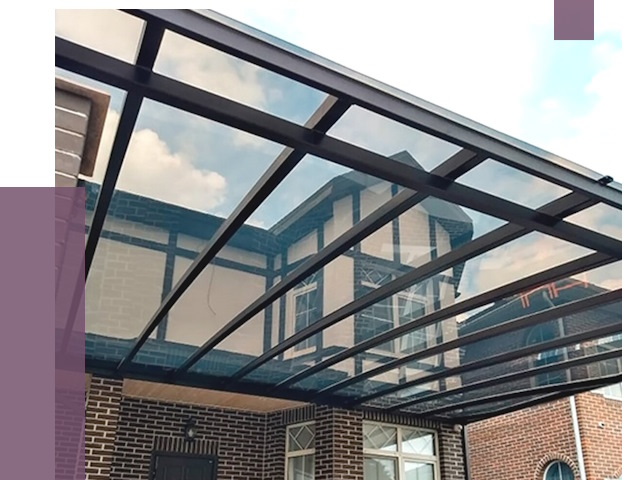 Навесы из поликарбоната в Череповце от 8606 руб. под ключ — ПРОЛЁТ-Чрп