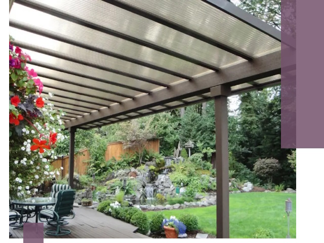 Навесы из поликарбоната под ключ в Череповце быстро и надёжно