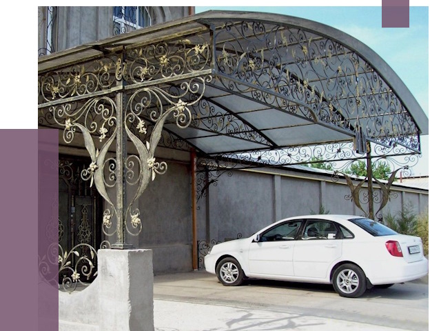 Кованые навесы в Череповце от 14565 руб. | ПРОЛЁТ-Чрп