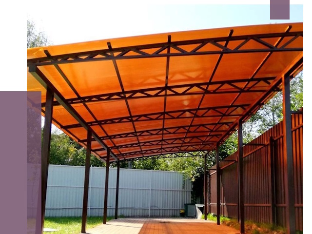 Односкатные навесы под ключ в Череповце от 13134 руб. 