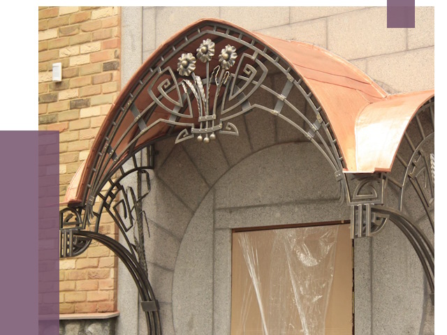 Арочные козырьки в Череповце от 14565 руб. 