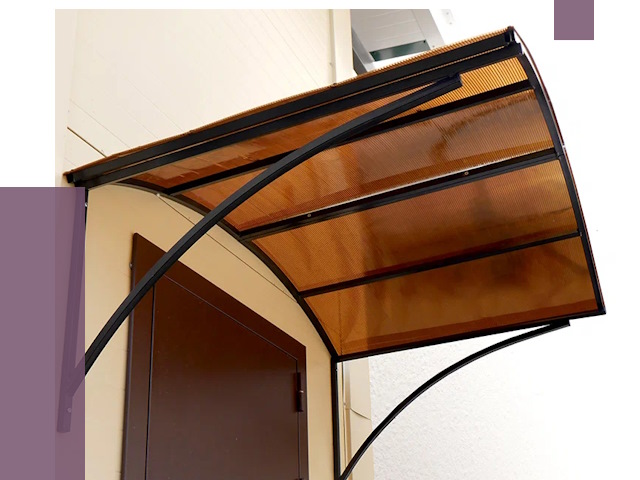 Недорогие козырьки в Череповце от 7584 руб.  | ПРОЛЁТ-Чрп