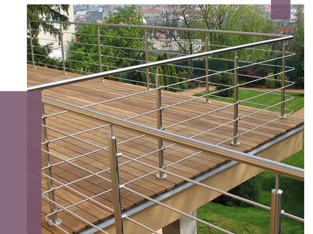 Алюминиевые парапеты в Череповце под ключ от 7768 руб. 