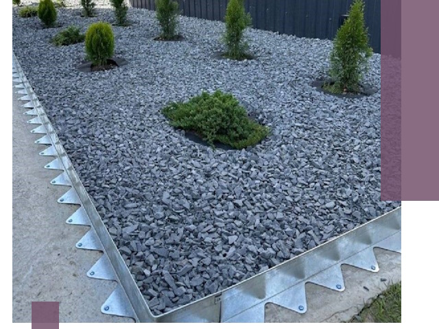 Оцинкованные металлические бордюры под заказ в Череповце