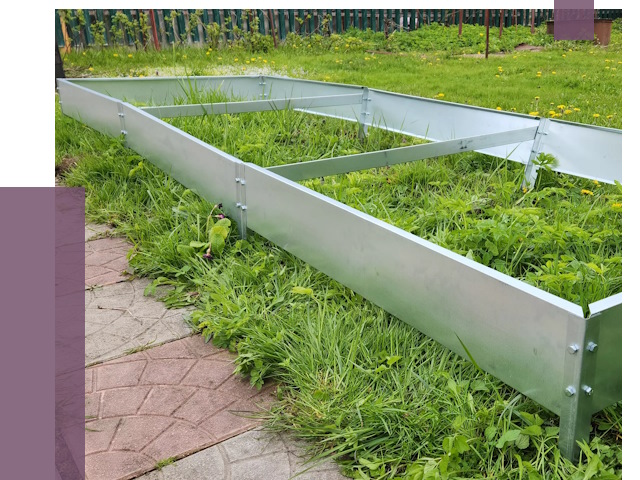 Металлические бордюры для грядок в Череповце от 1789 руб. 