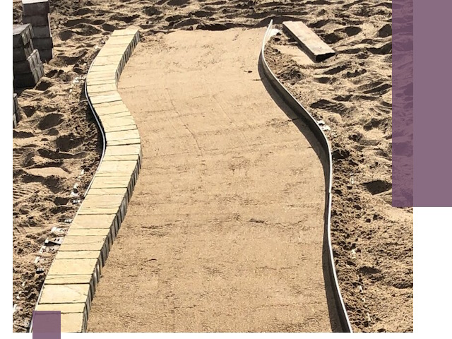 Металлические бордюры для тротуаров в Череповце — прочные и долговечные