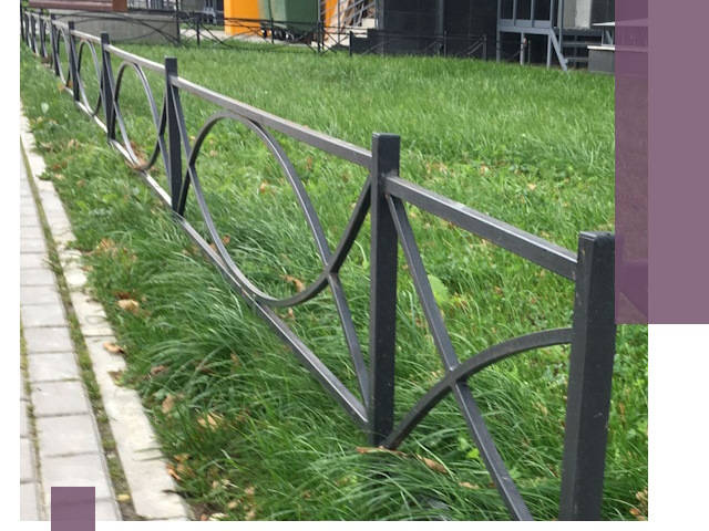 Газонные ограждения из металла в Череповце — монтаж и продажа