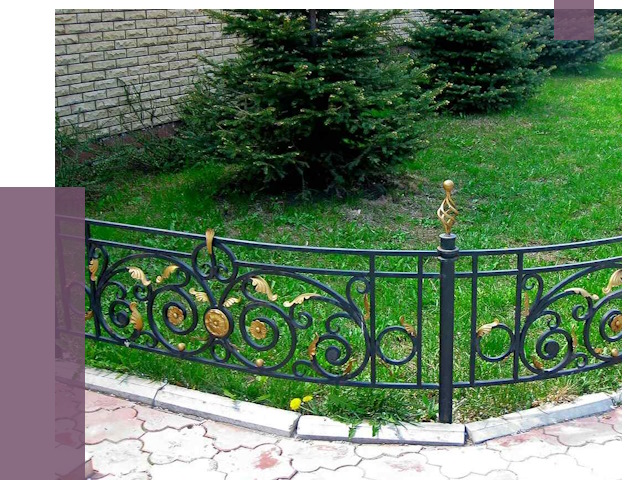 Кованые газонные ограждения в Череповце от 7615 руб. — ПРОЛЁТ-Чрп