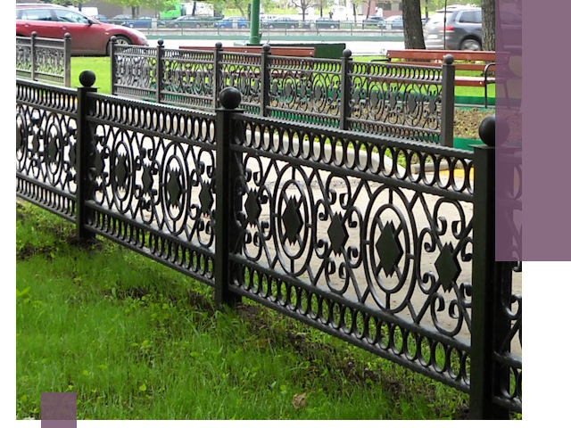 Секционные газонные ограждения под ключ в Череповце