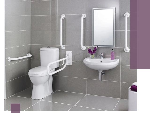 Поручни для санузлов в Череповце: установка, ремонт и монтаж