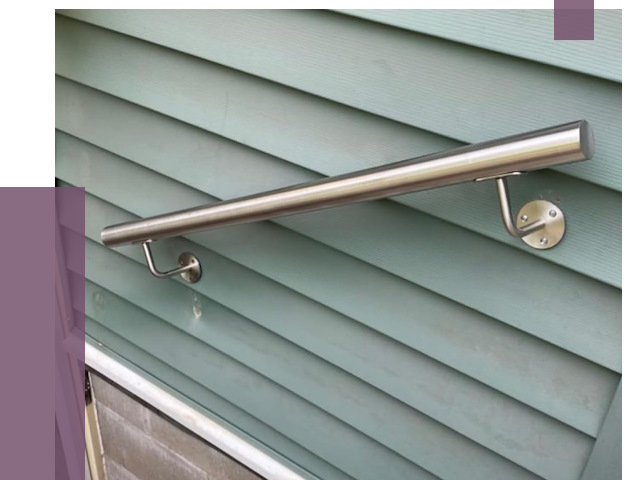 Поручни из нержавеющей стали в Череповце от 7666 руб.  | ПРОЛЁТ-Чрп